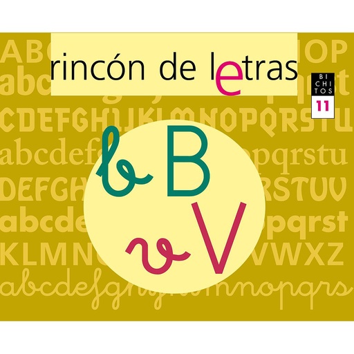 [9788421835951] RINCÓN DE LETRAS. Cuaderno 11. Lectoescritura