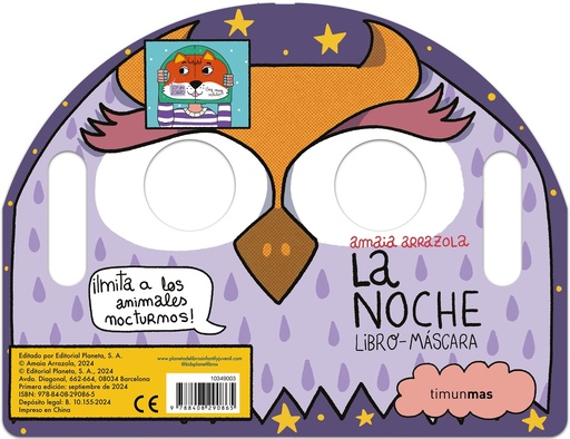 La noche. Libro-máscara