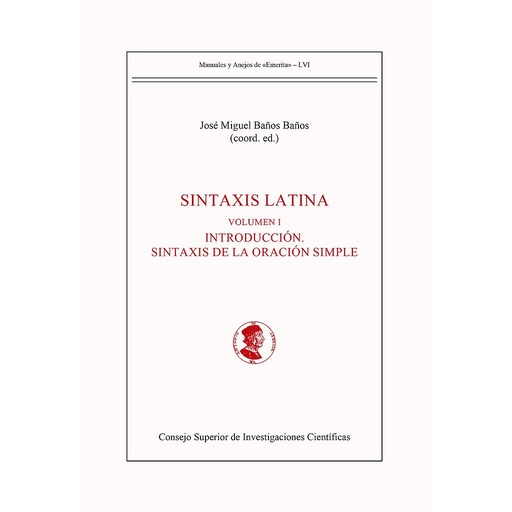 [13551] Sintaxis latina  2Vols