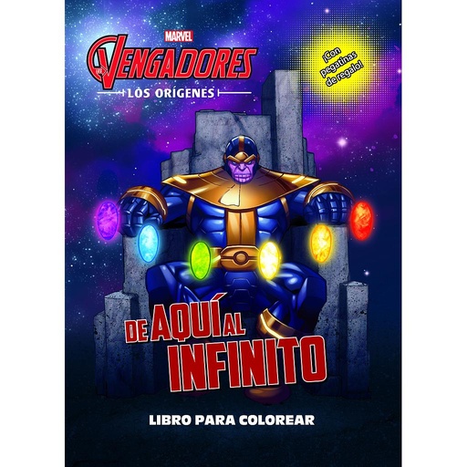 [9788416914296] Los Vengadores. Los orígenes. De aquí al infinito. Libro para colorear
