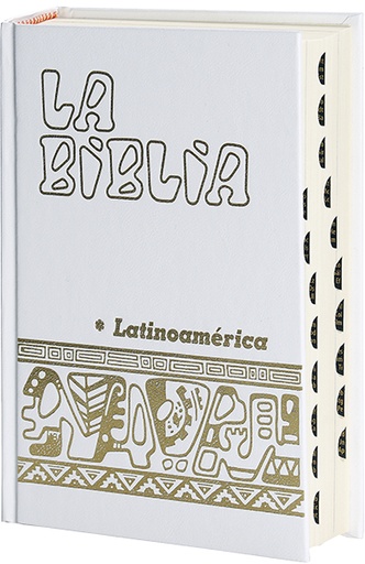 [9788499452678] La Biblia Latinoamérica [letra grande] cartoné blanca, con uñeros