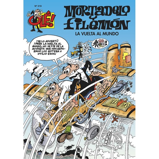 [9788402428868] Mortadelo y Filemón. La vuelta al mundo (Olé! Mortadelo 219)