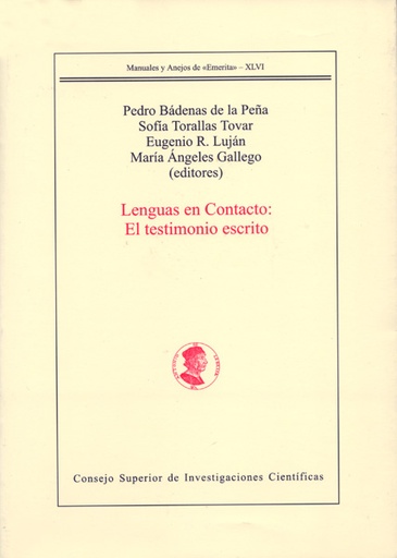 [11103] Lenguas en contacto: el testimonio escrito