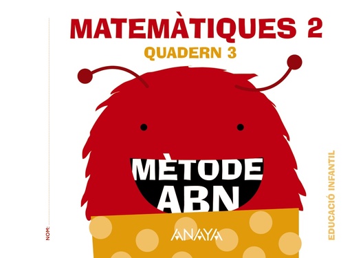 [9788469825655] Matemàtiques ABN. Nivell 2. Quadern 3.