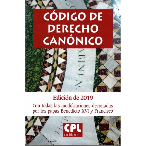 [9788491652113] Código de derecho Canónico 2019