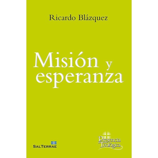 [9788429329254] Misión y esperanza