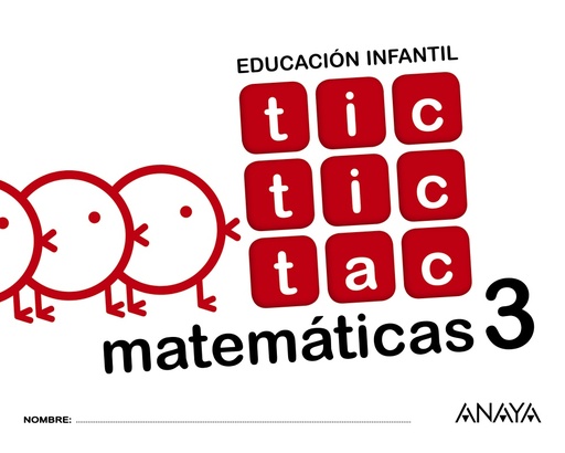 [9788469829899] Tic tic tac matemáticas 3.