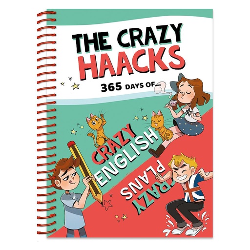 [9788418038297] Agenda The Crazy Haacks y actividades en inglés (The Crazy Haacks)