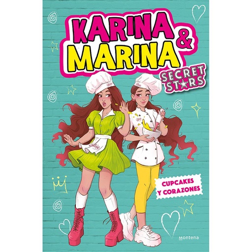 [9788418594670] Karina & Marina Secret Stars 4 - Cupcakes y corazones