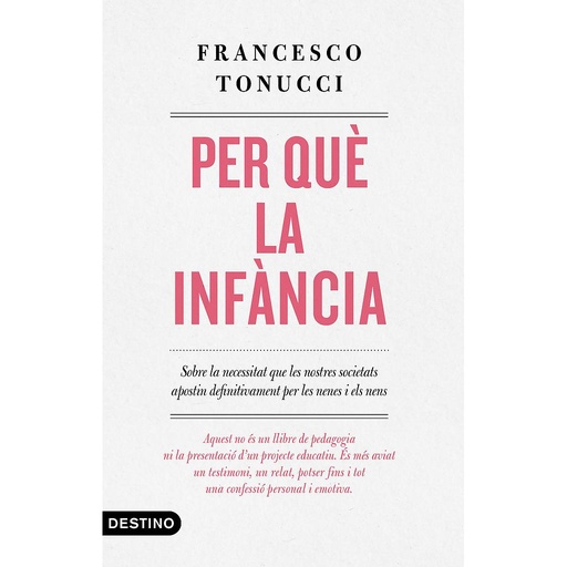 [9788497102896] Per què la infància