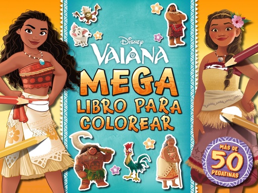 [9788418939464] Vaiana. Megalibro para colorear