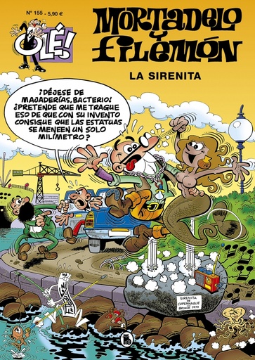 [9788402426253] Mortadelo y Filemón. La Sirenita (Olé! Mortadelo 155)