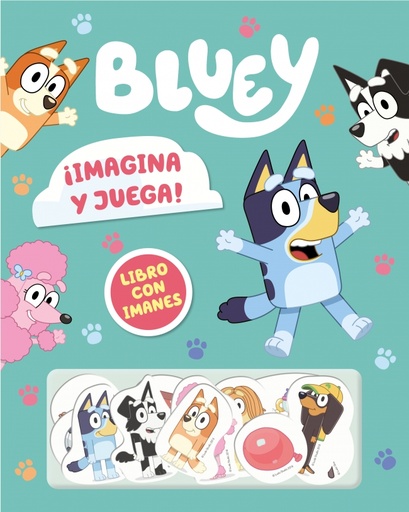 Bluey. Libro juguete - ¡Imagina y juega! Libro con imanes