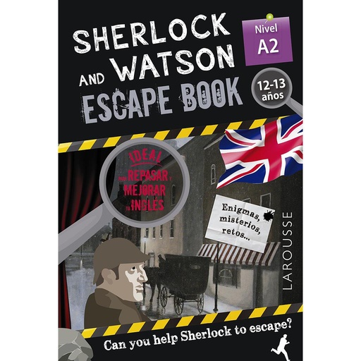 Sherlock & Watson. Escape book para repasar inglés. 12-13 años