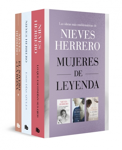 Mujeres de leyenda (pack con: Lo que escondían sus ojos | Esos días azules | El joyero de la reina)