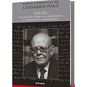 (L.P. XXXVIII) Lecciones de teoría del conocimiento y antropología trascendental