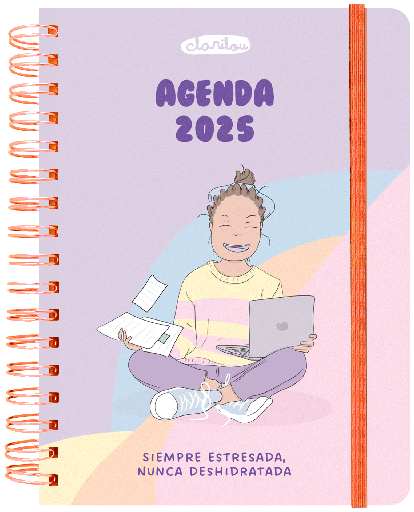 Agenda anual semanal 2025 Clarilou