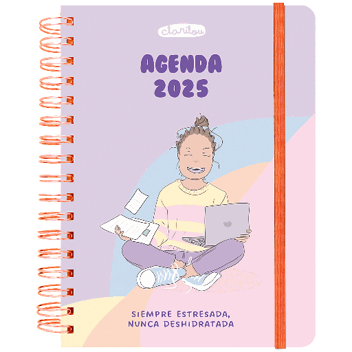 Agenda anual semanal 2025 Clarilou