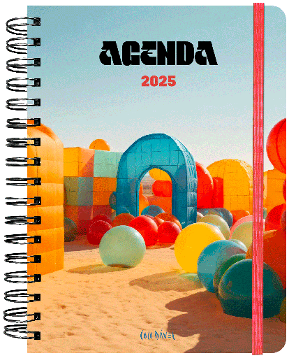 Agenda anual semanal 2025 Coco Dávez