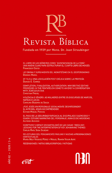Revista Bíblica 2020/3-4 - Año 82