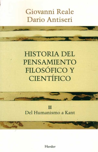 [9788425415890] Historia del pensamiento filosófico y científico II