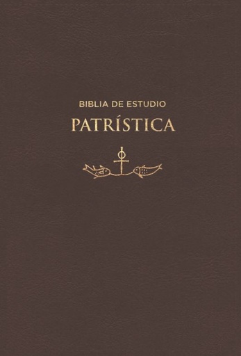 Biblia de Estudio Patrística (Leathersoft Marrón / Sin índice)