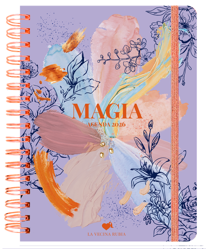 Agenda anual semanal 2026 La Vecina Rubia