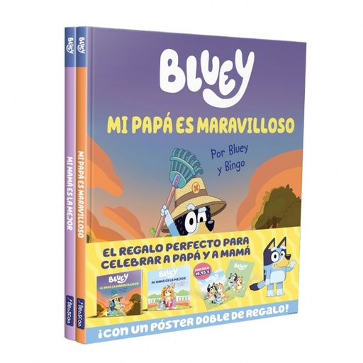 Bluey. Un cuento - ¡Papá y Mamá son geniales! Pack con dos libros de Bluey para celebrar con Papá y Mamá
