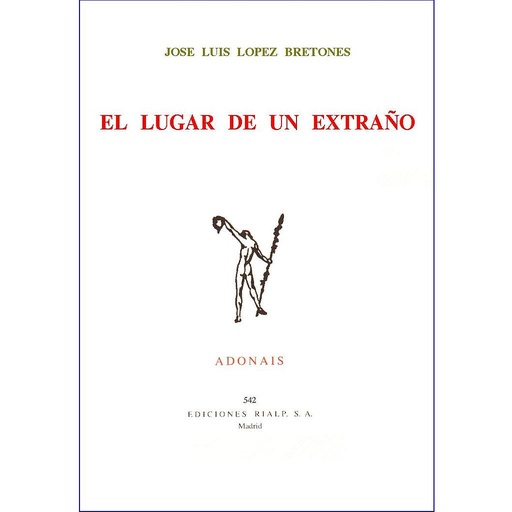 [9788432132377] El lugar de un extraño