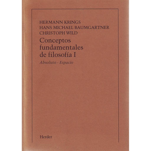 [9788425406676] Conceptos fundamentales de filosofia, Tomo I