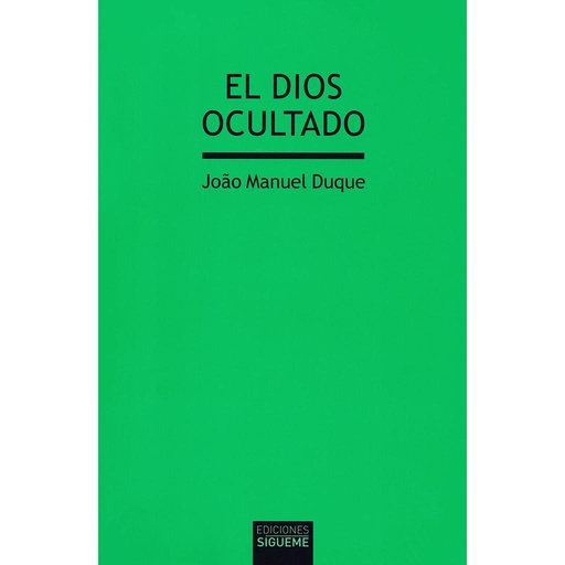 [9788430119820] El Dios ocultado