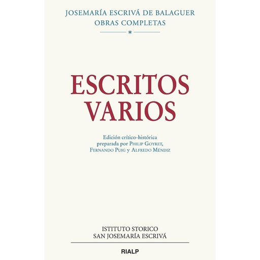 [9788432150166] Escritos varios (1927-1974)