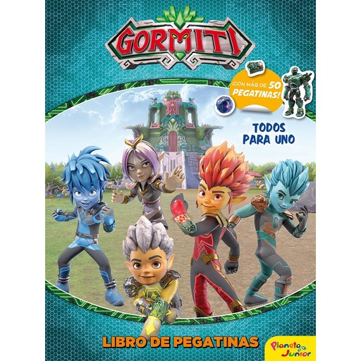 [9788408238713] Gormiti. Libro de pegatinas. Todos para uno