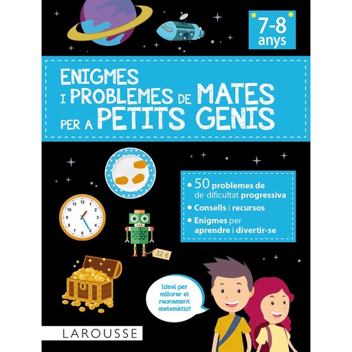 [9788418882890] Enigmes i problemes de mates per a petits genis (7-8 anys)