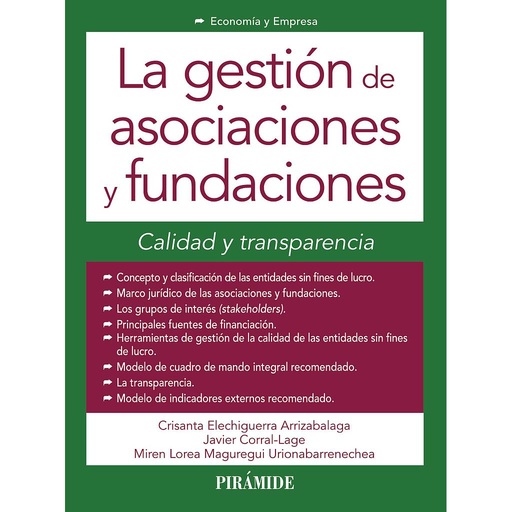 [9788436834239] La gestión de asociaciones y fundaciones