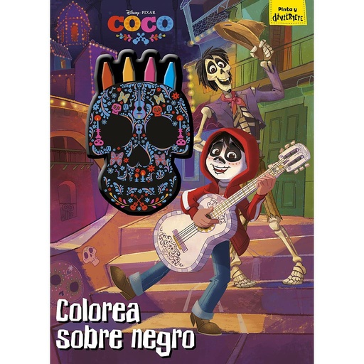 [9788416913718] Coco. Colorea sobre negro