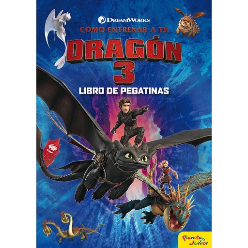 [9788408201731] Cómo entrenar a tu dragón 3. Libro de pegatinas
