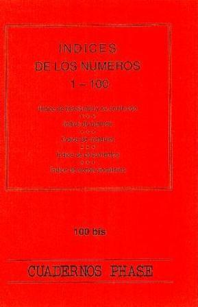 [9788474675979] Índice de los 100 números de CPH