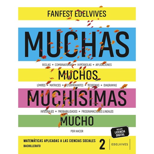 [9788414044780] Proyecto: FanFest - Matemáticas aplicadas a las Ciencias Sociales 2 Bachillerato