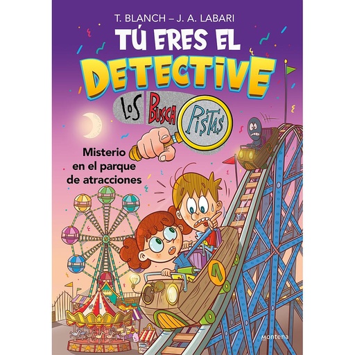 [9788418798436] Tú eres el detective con Los Buscapistas 4 - Misterio en el parque de atracciones