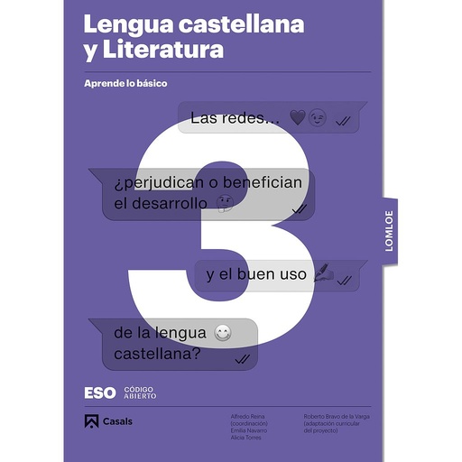 Aprende lo básico. Lengua castellana y Literatura 3 ESO. LOMLOE