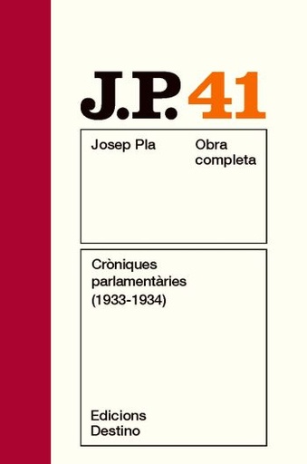 [9788497101813] Cròniques parlamentàries (1933-1934)