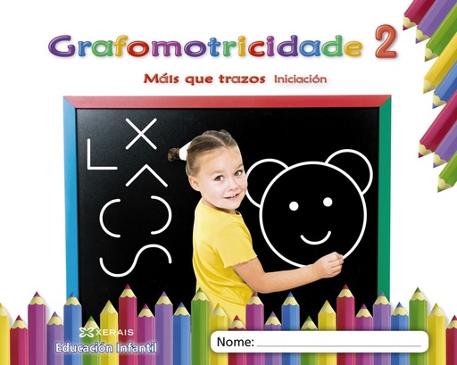 [9788491215172] Máis que trazos. Grafomotricidade 2. Iniciación (2019)