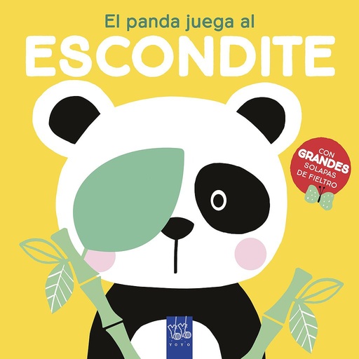 El panda juega al escondite