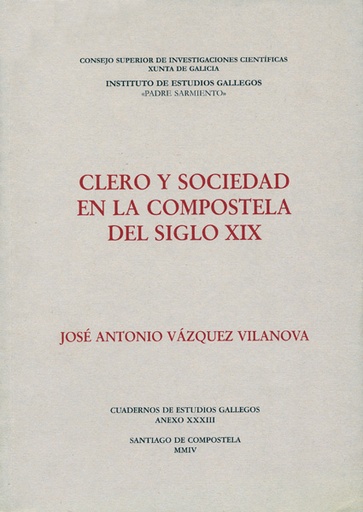 [11071] Clero y sociedad en la Compostela del siglo XIX