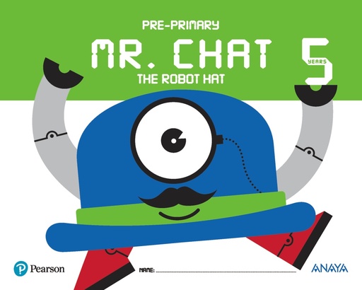[9788469829585] Mr. Chat The Robot Hat 5 years.