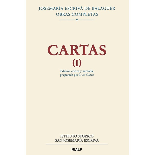 [9788432153136] Cartas I (edición crítico-histórica). Rústica