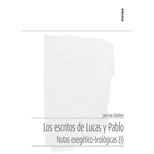 [9788431335939] Los escritos de Lucas y Pablo