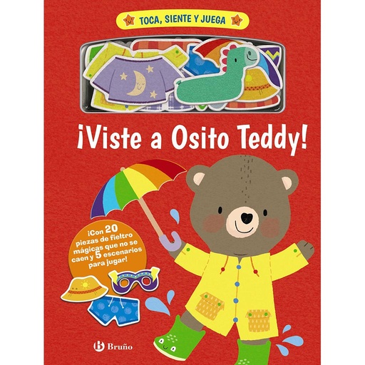 [9788469666357] Toca, siente y juega. ¡Viste a Osito Teddy!