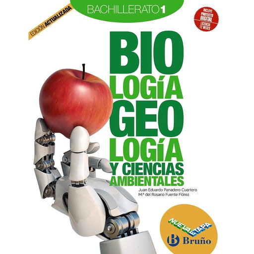 [9788469634554] Biología, Geología y Ciencias Ambientales 1 Bachillerato Nueva etapa Bruño Edición Actualizada